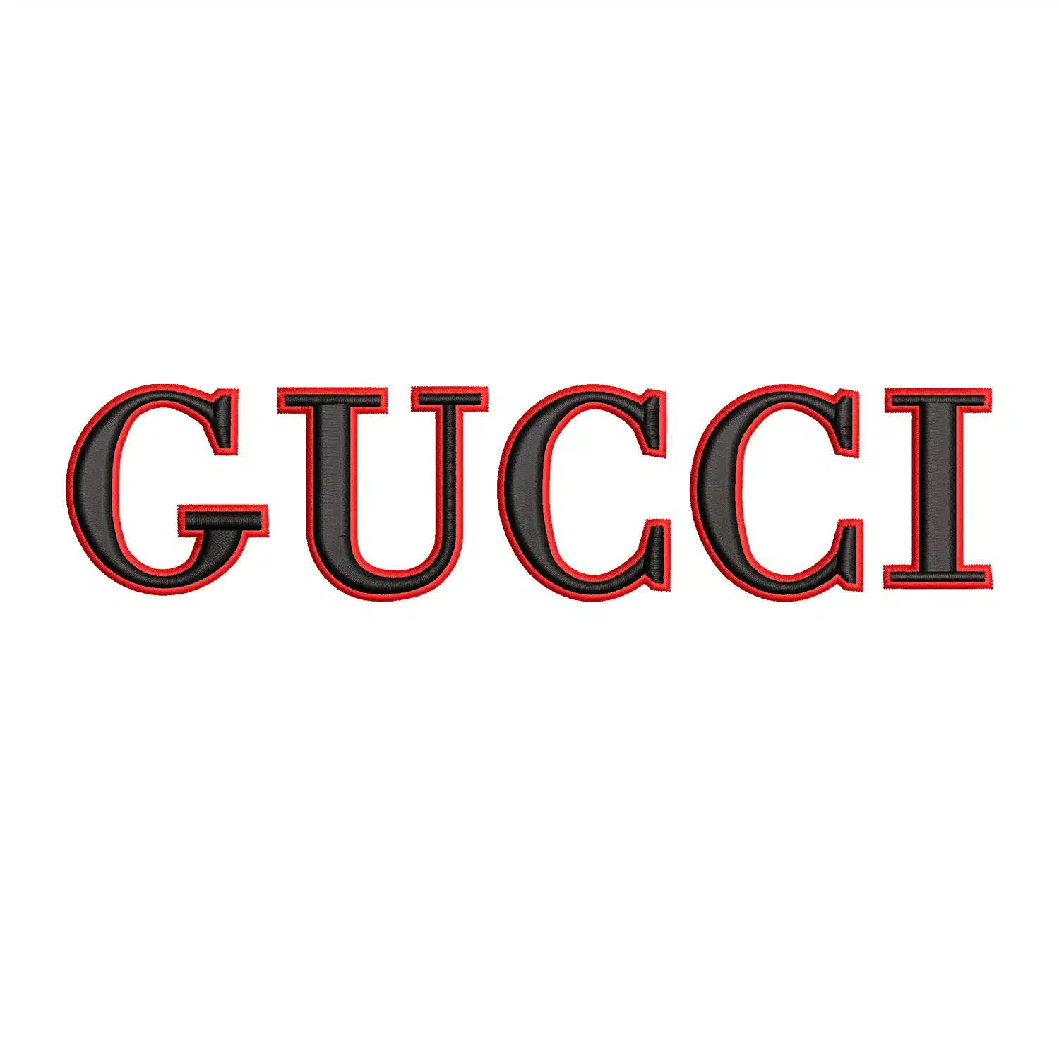 Gucci Logo Embroidery Design