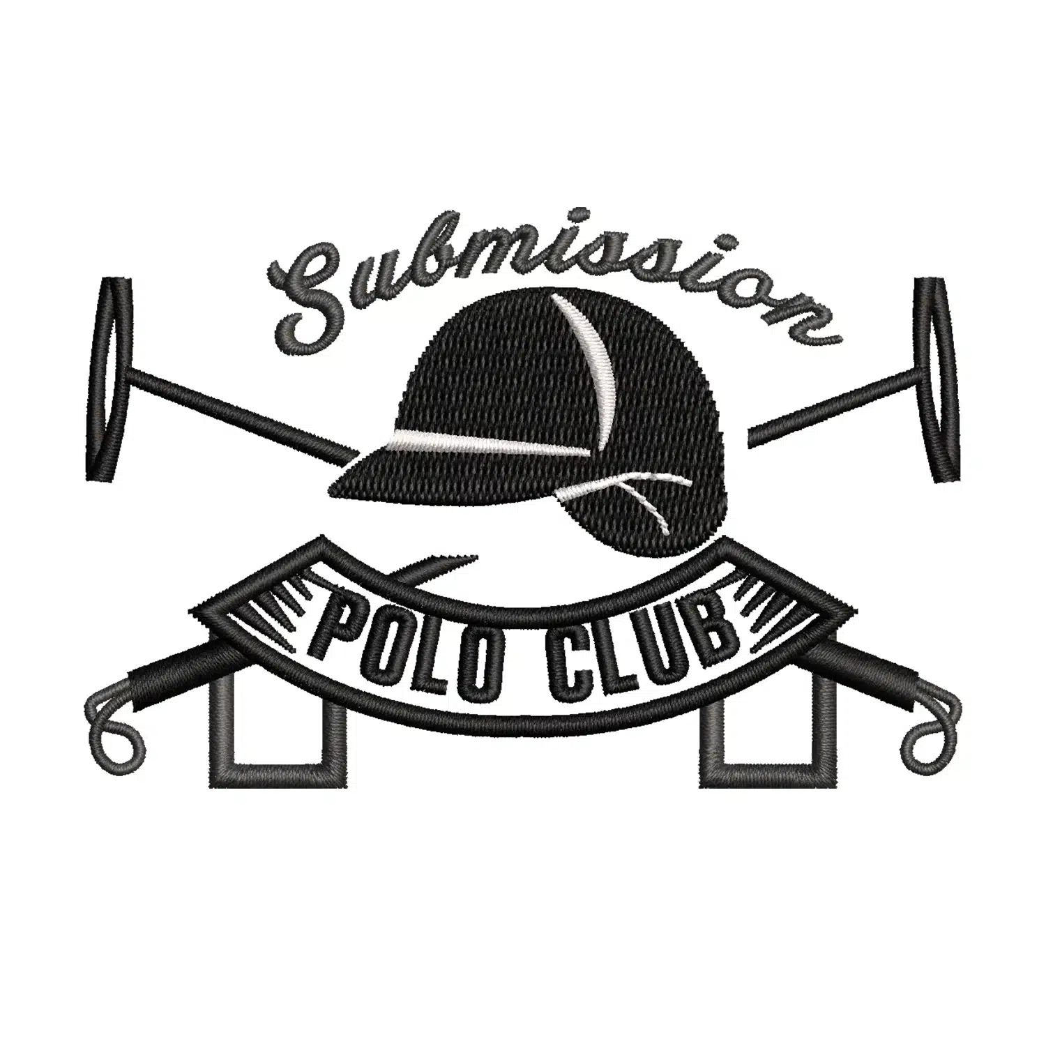 Submission Polo Club Logo Embroidery Design