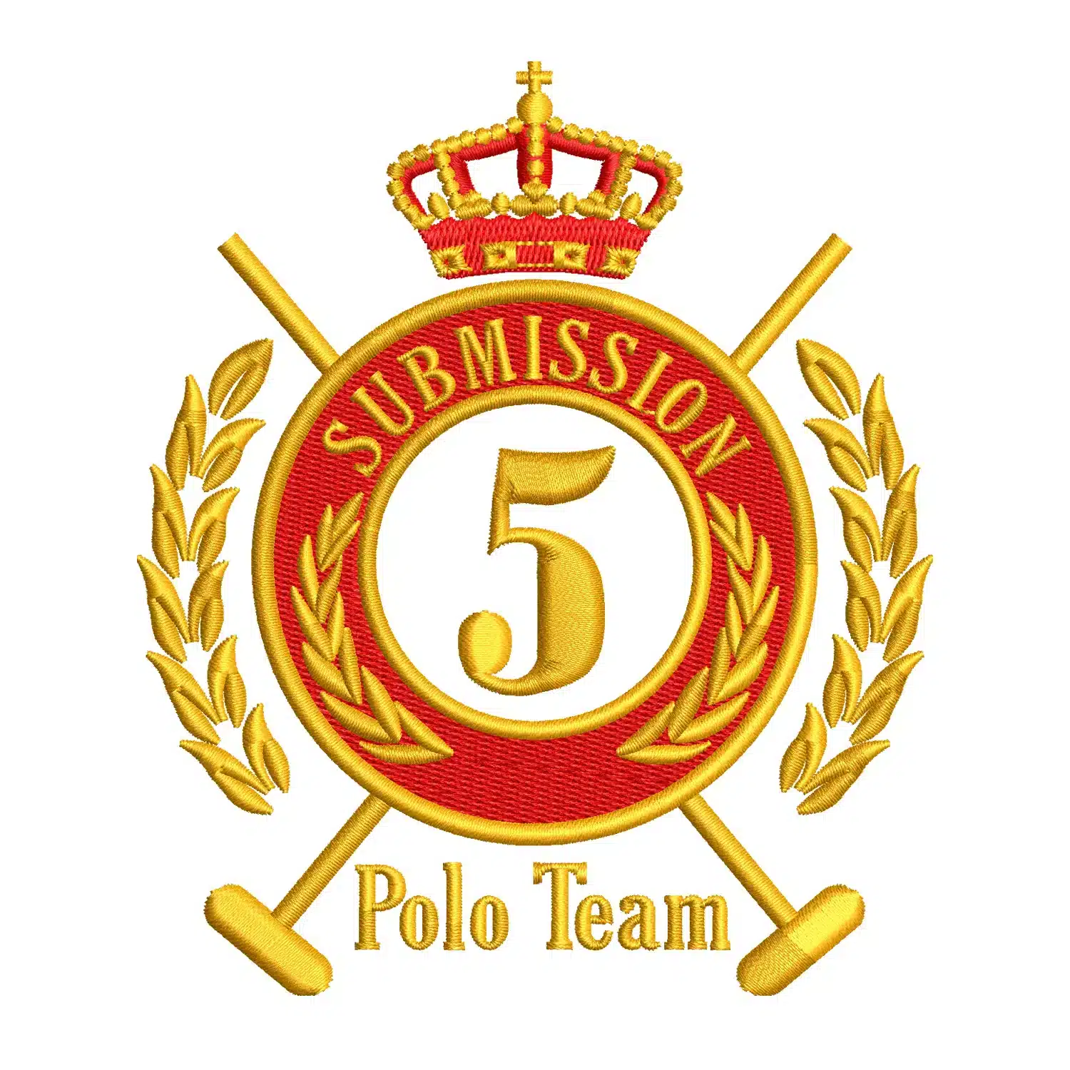Submission Polo Team Embroidery Design