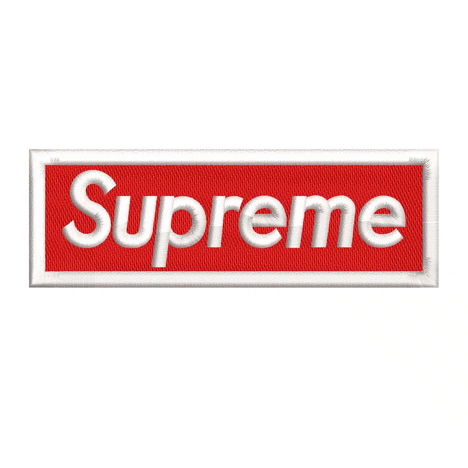 Supreme Logo Embroidery Design