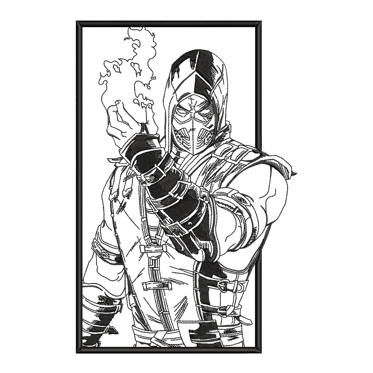 Scorpion Embroidery Design