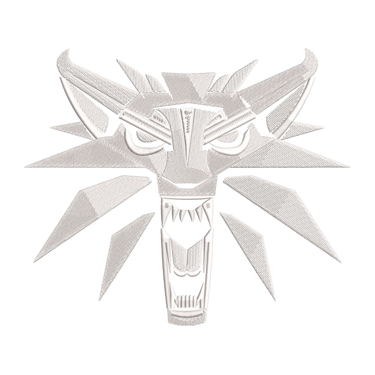 Witcher Logo Embroidery Design