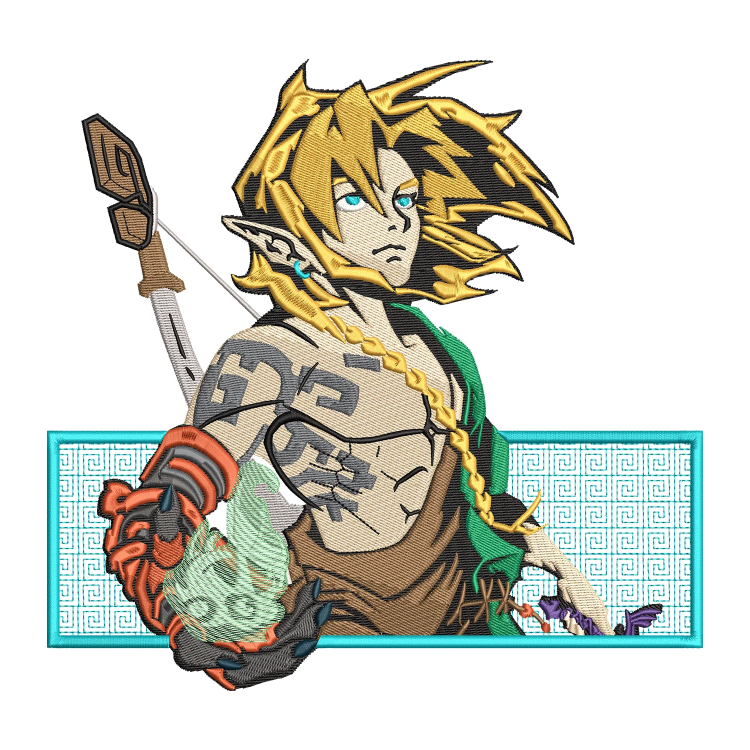 Scorpion Embroidery Design