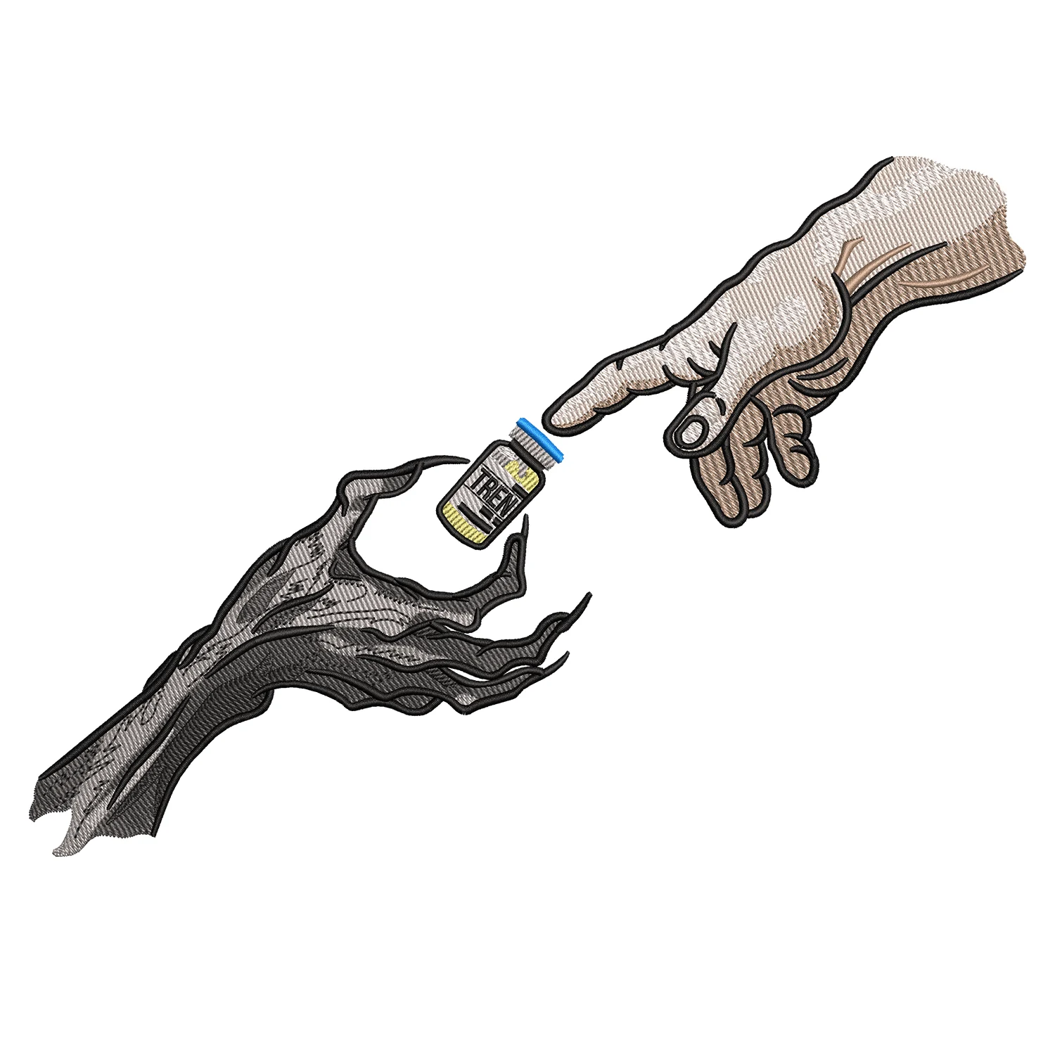 Touch of Trenbolone Embroidery Design