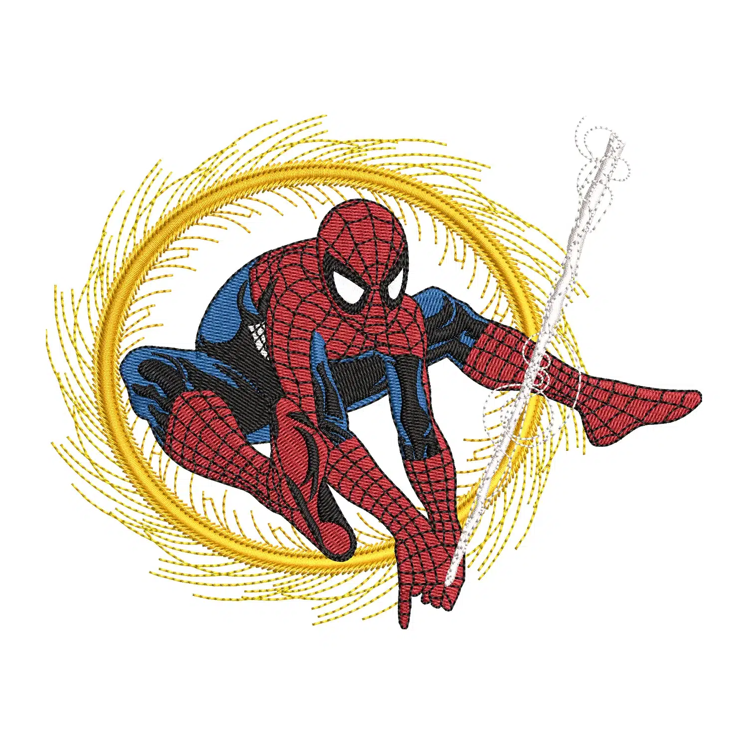 Spiderman Embroidery Design