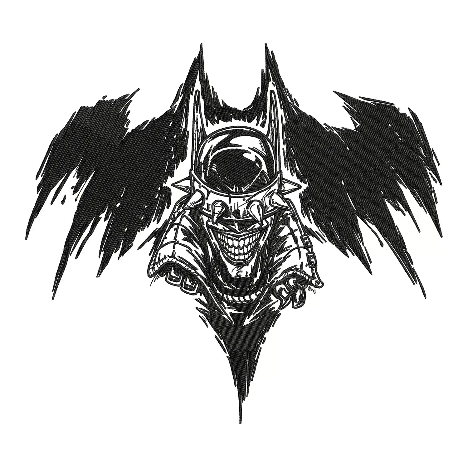 The Batman Who Laughs Embroidery Design