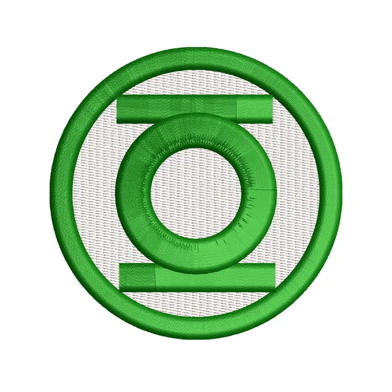 Green Lantern Logo Embroidery Design