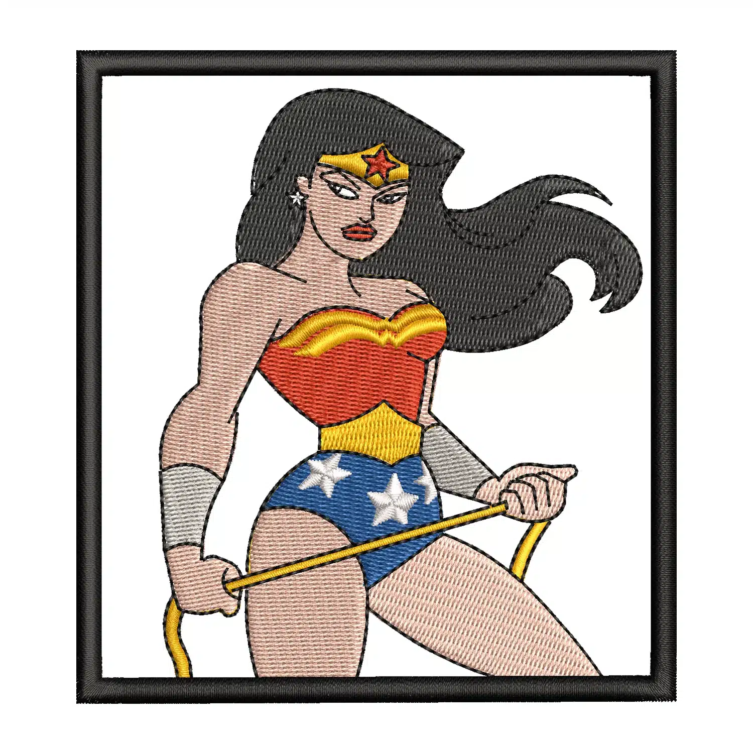 Wonder Woman Embroidery Design
