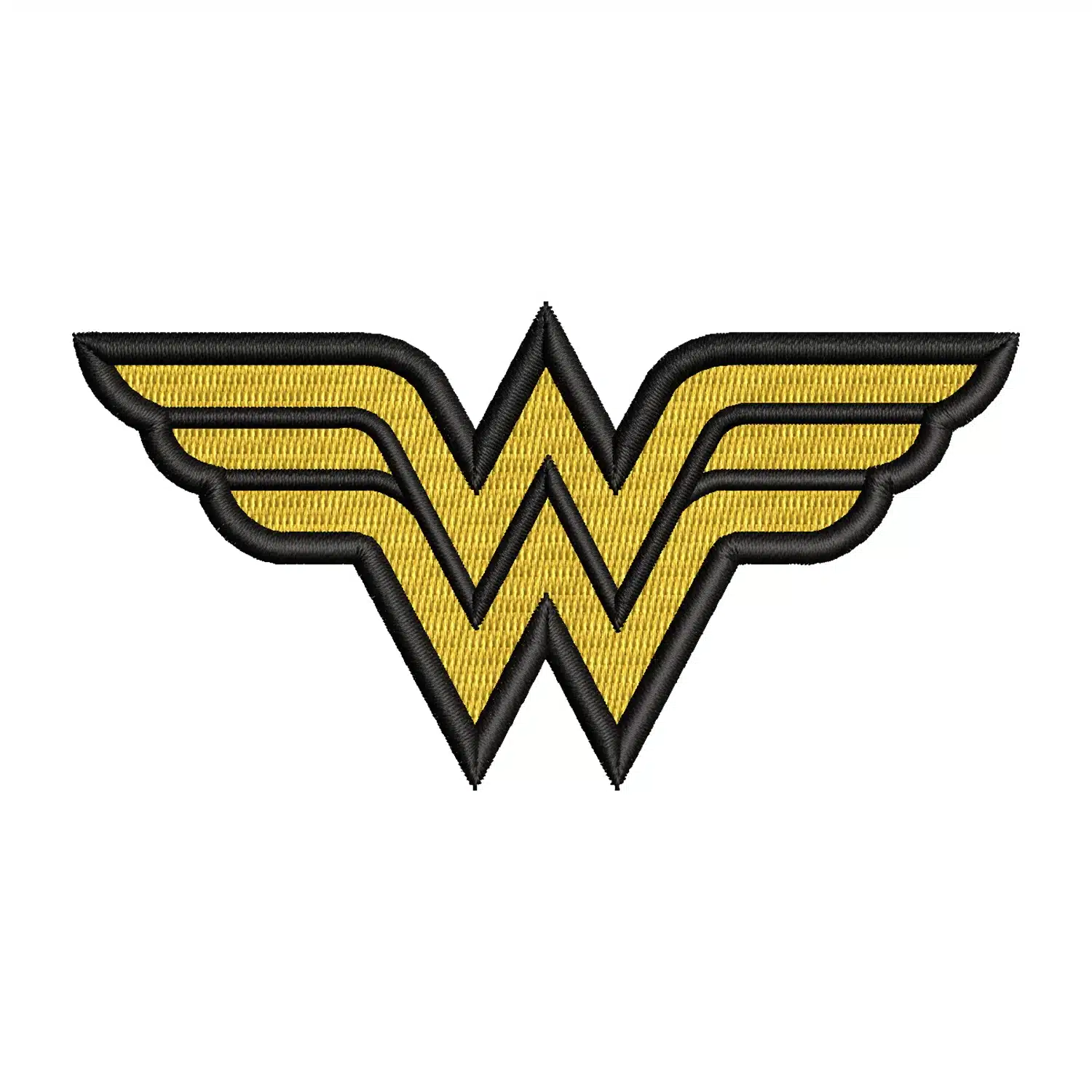 Wonder Woman Logo Embroidery Design