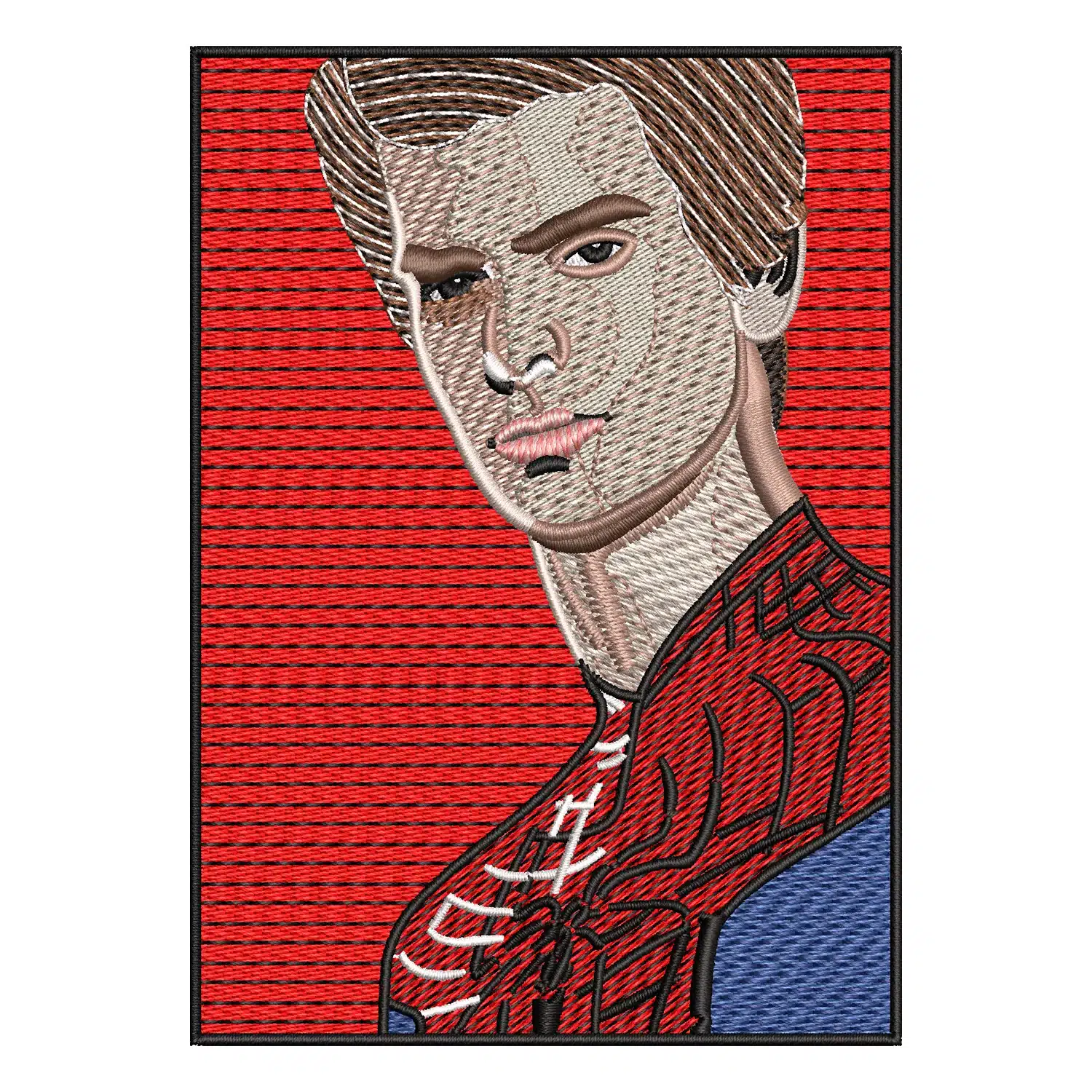 Spiderman Andrew Garfield Embroidery Design