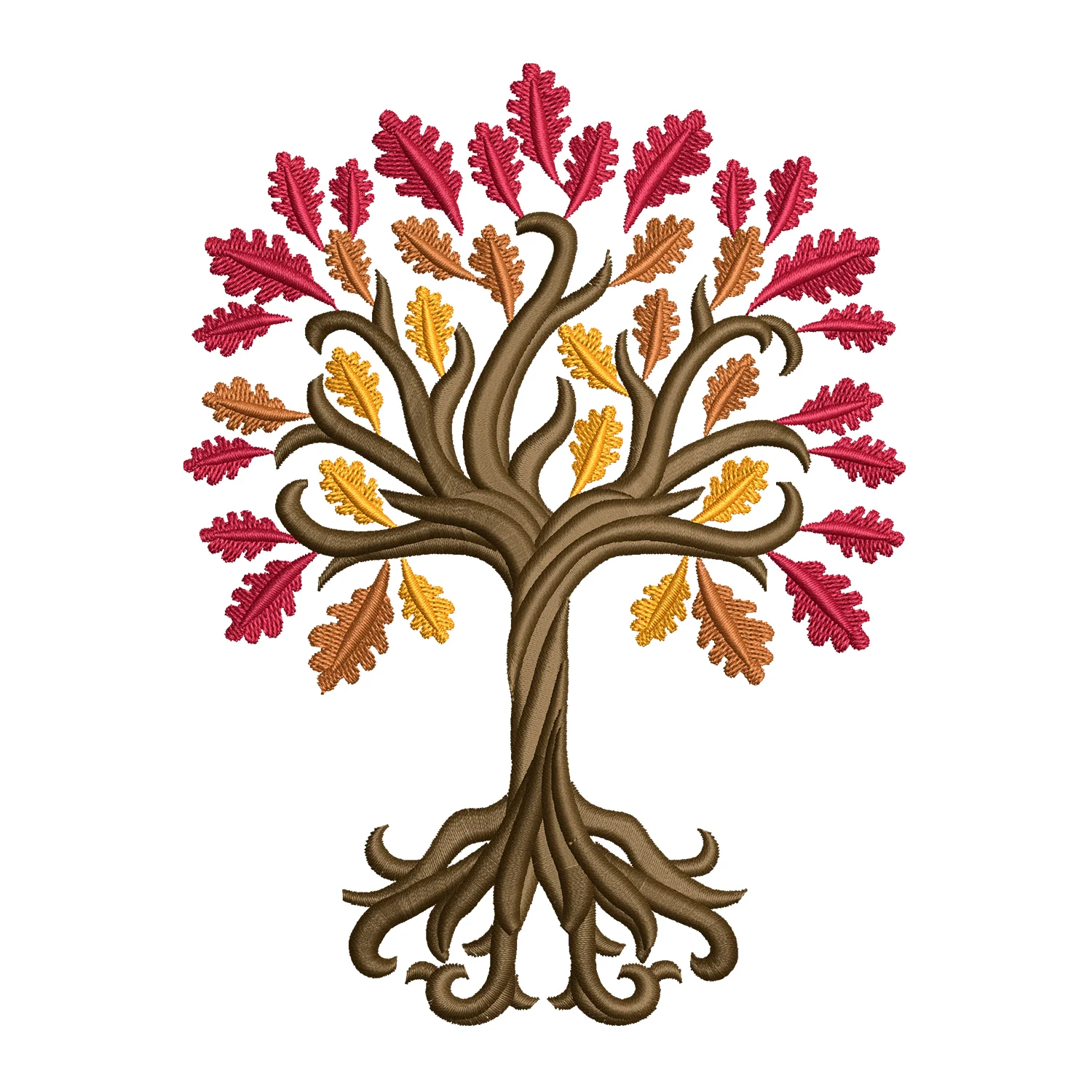 Tree Embroidery Design