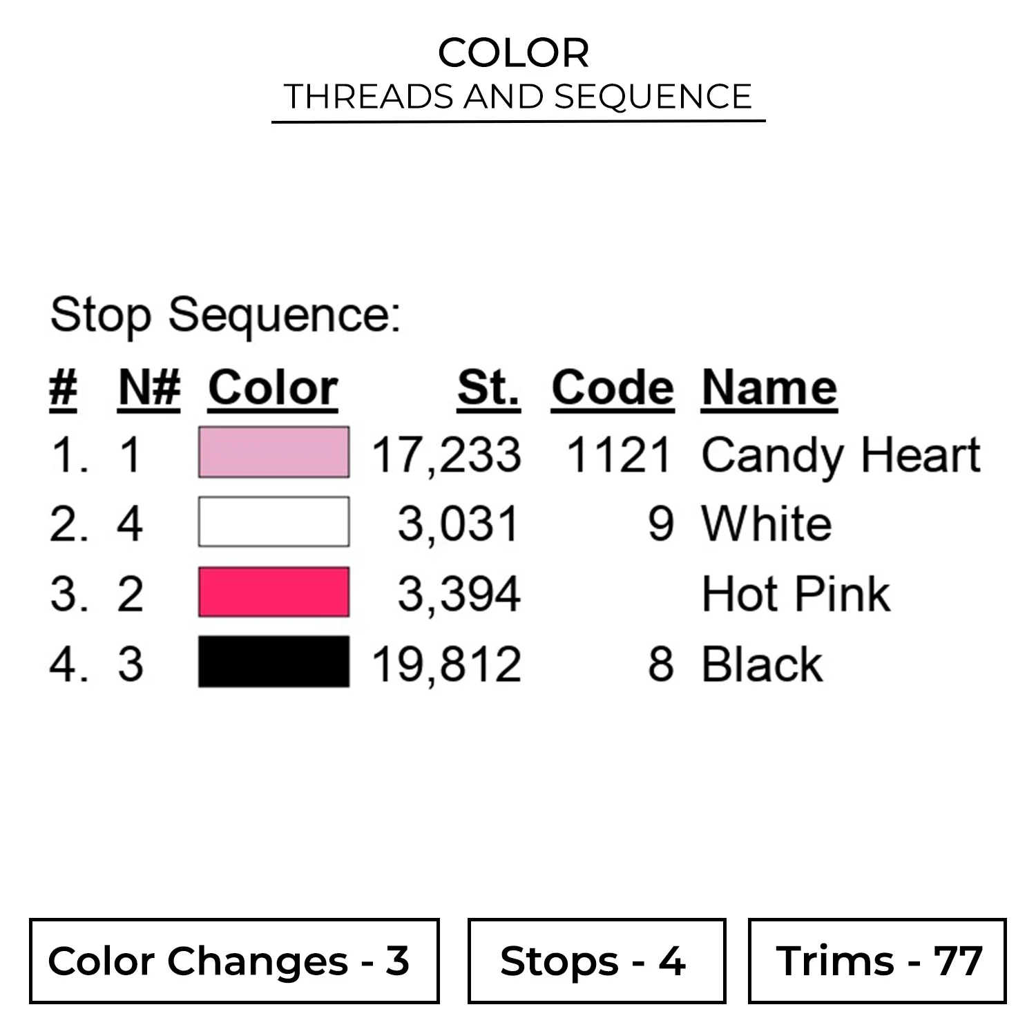 Heart of Bows Embroidery Design - Love & Valentine 2 Color LAV20