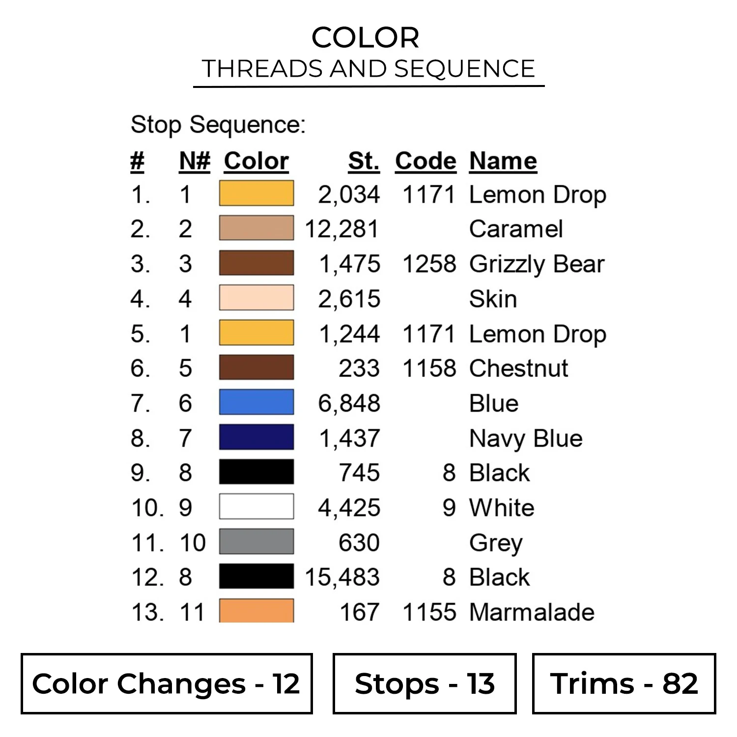 Trafalgar Law Embroidery Design - One Piece Anime Embroidery Design 2 Color ONP355