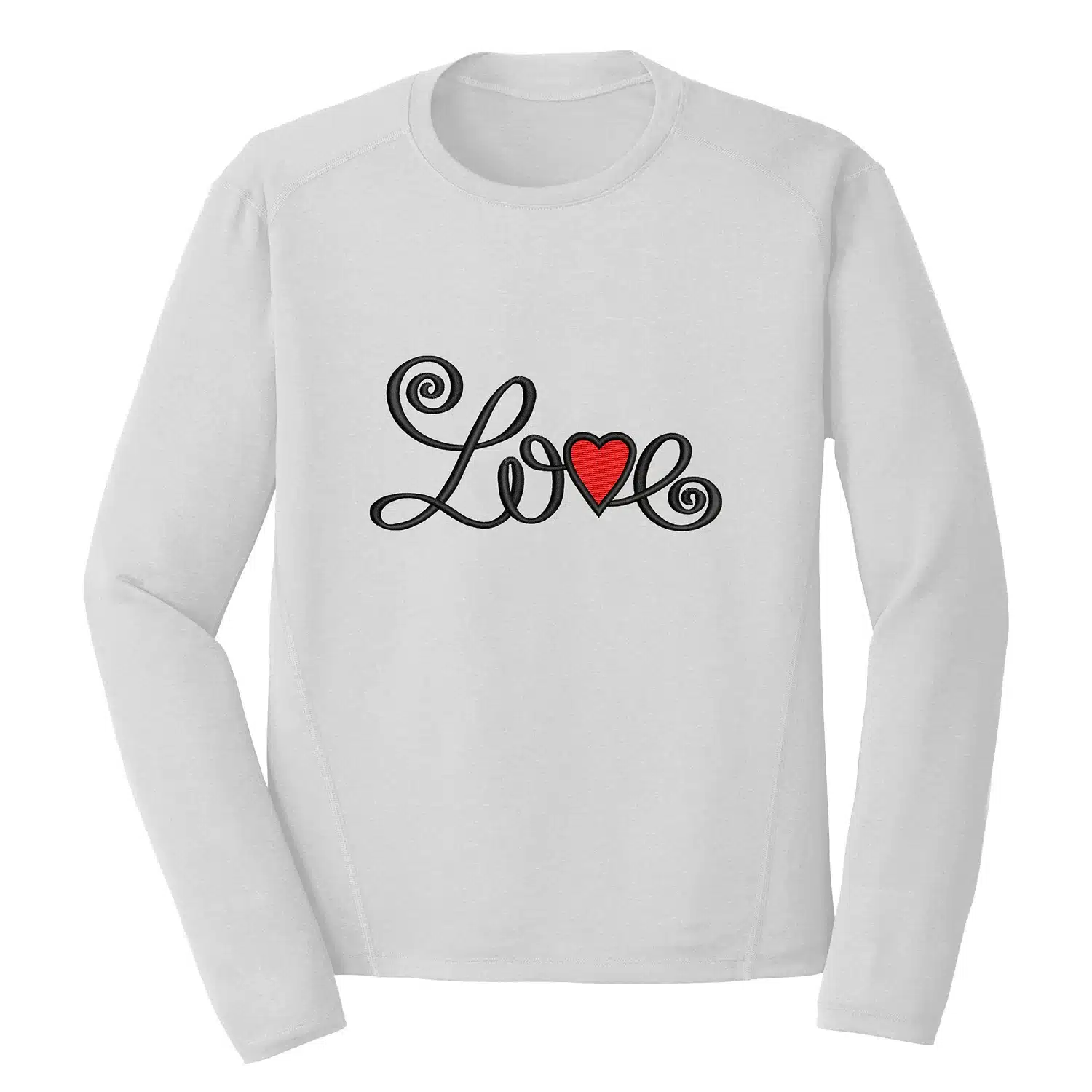 Love Heart Embroidery Design - Love & Valentine 1 Mockup LAV35