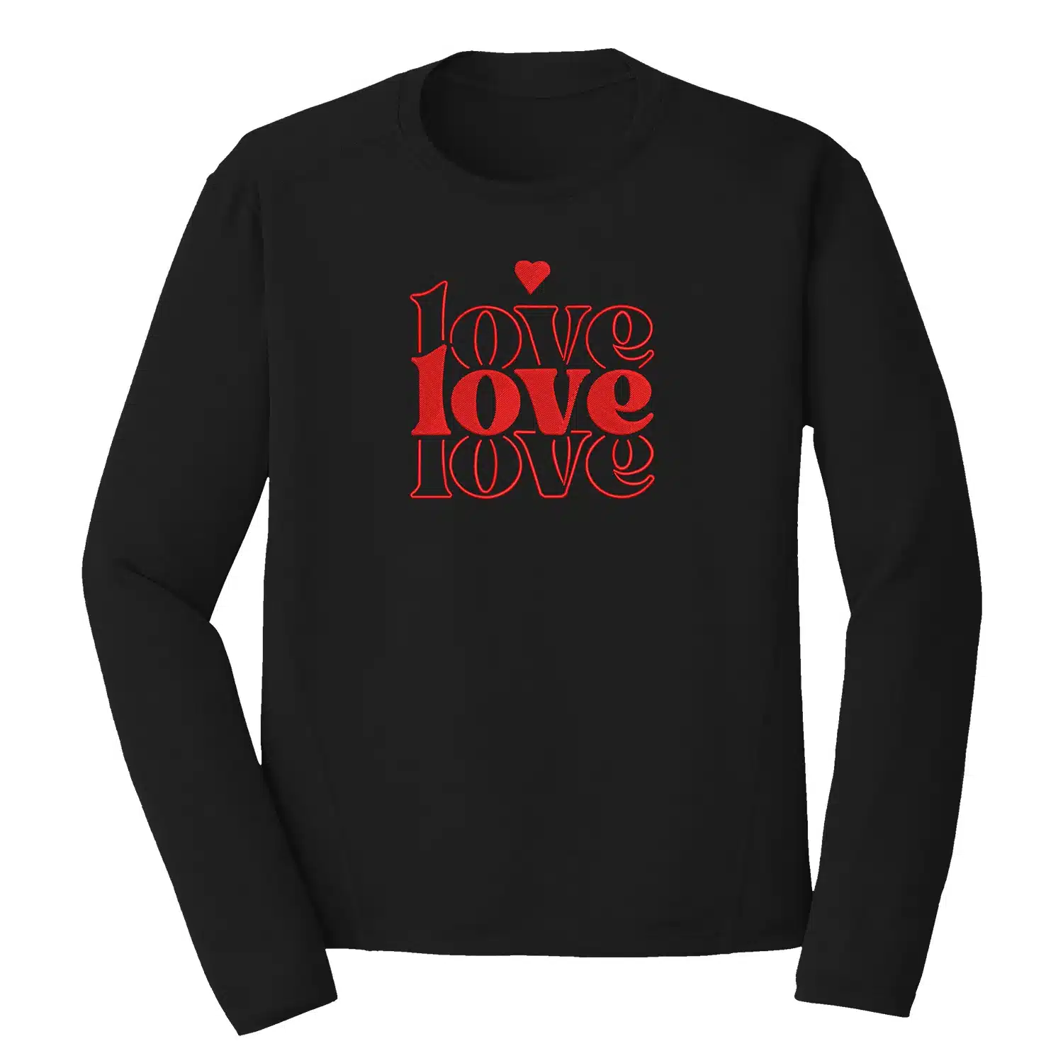 Love Embroidery Design โ Love & Valentine 1 Mockup LAV84
