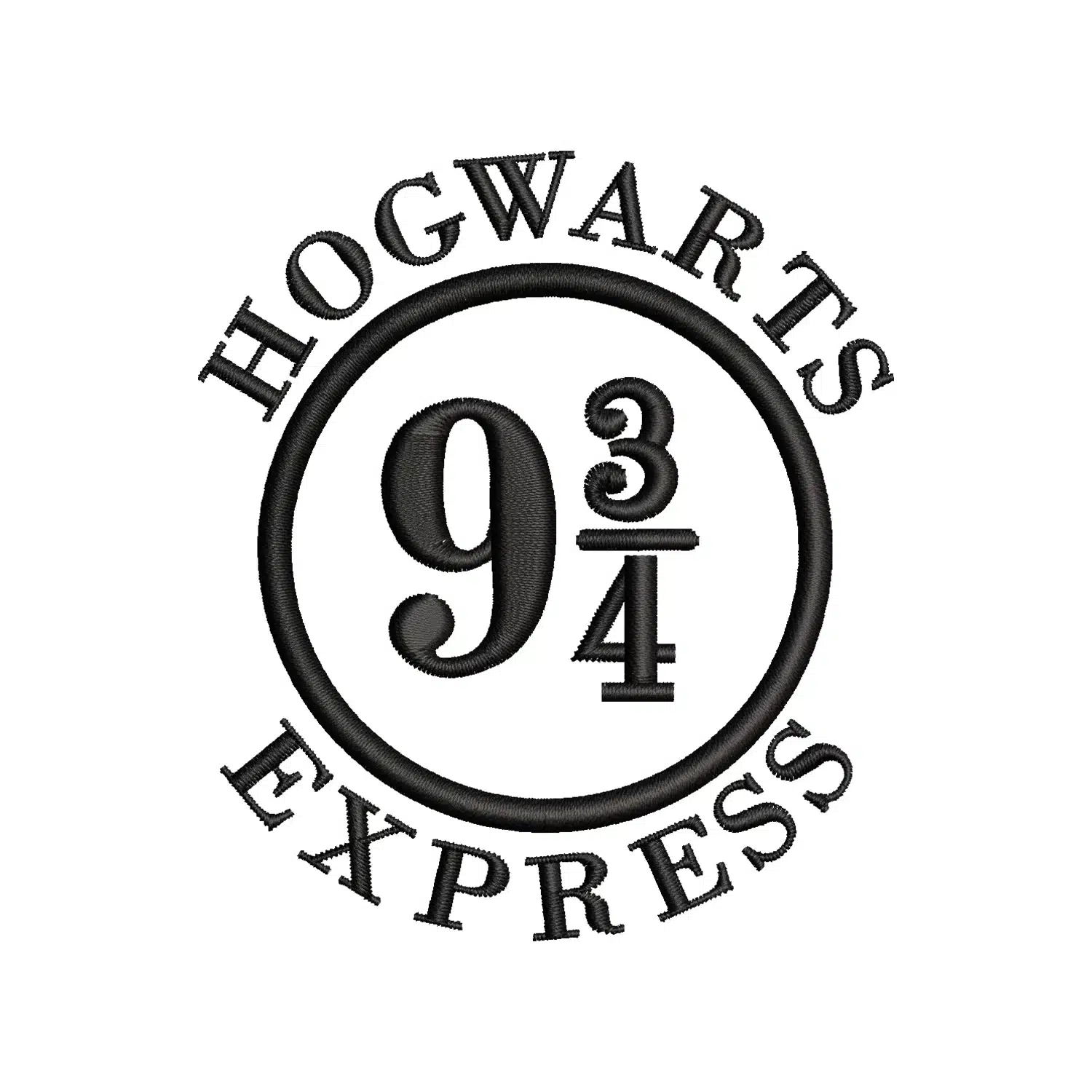 Hogwarts Express Embroidery Design