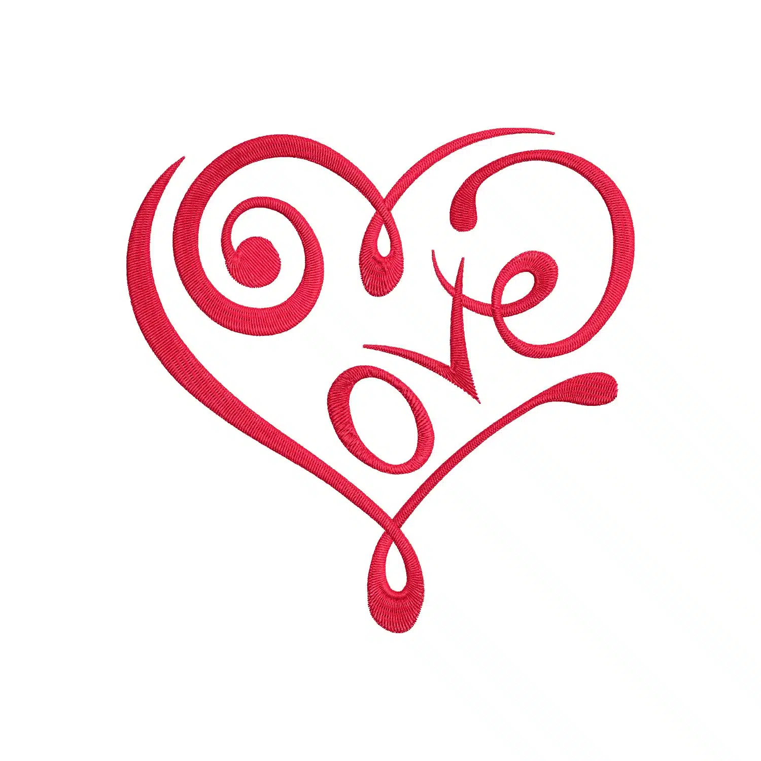 Love Heart Embroidery Design Love Heart Embroidery Design