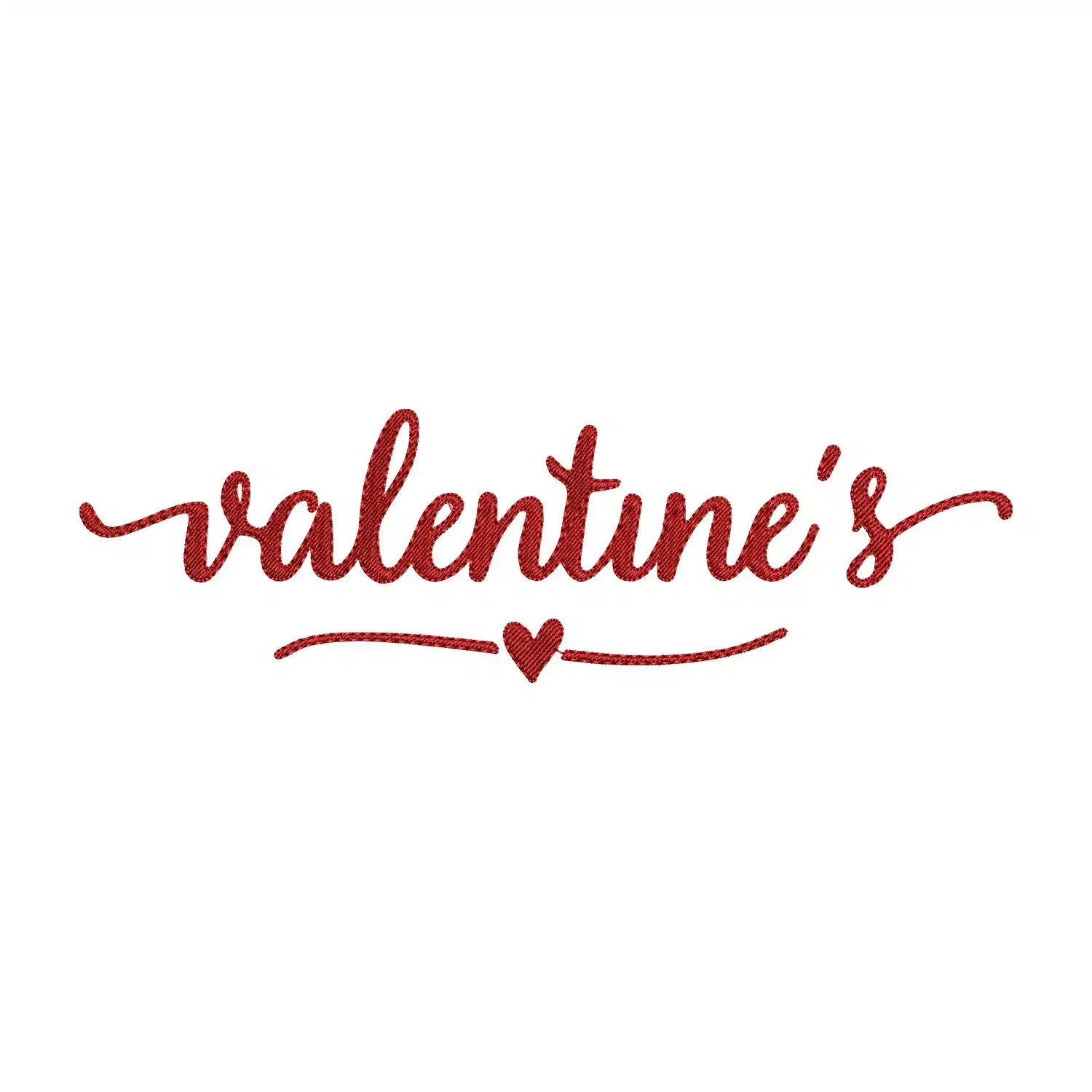 Valentines Embroidery Design