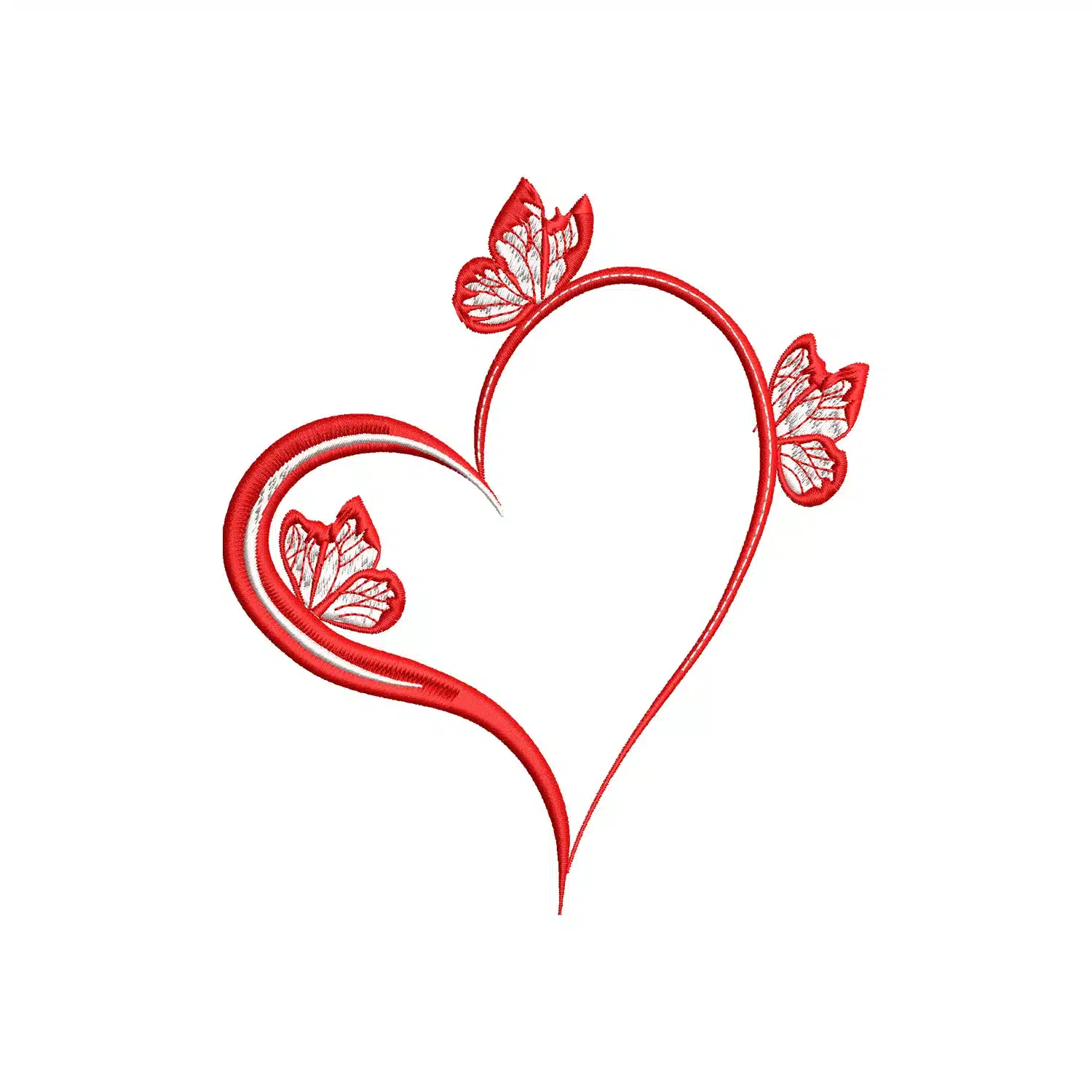 Valentines Heart Embroidery Design