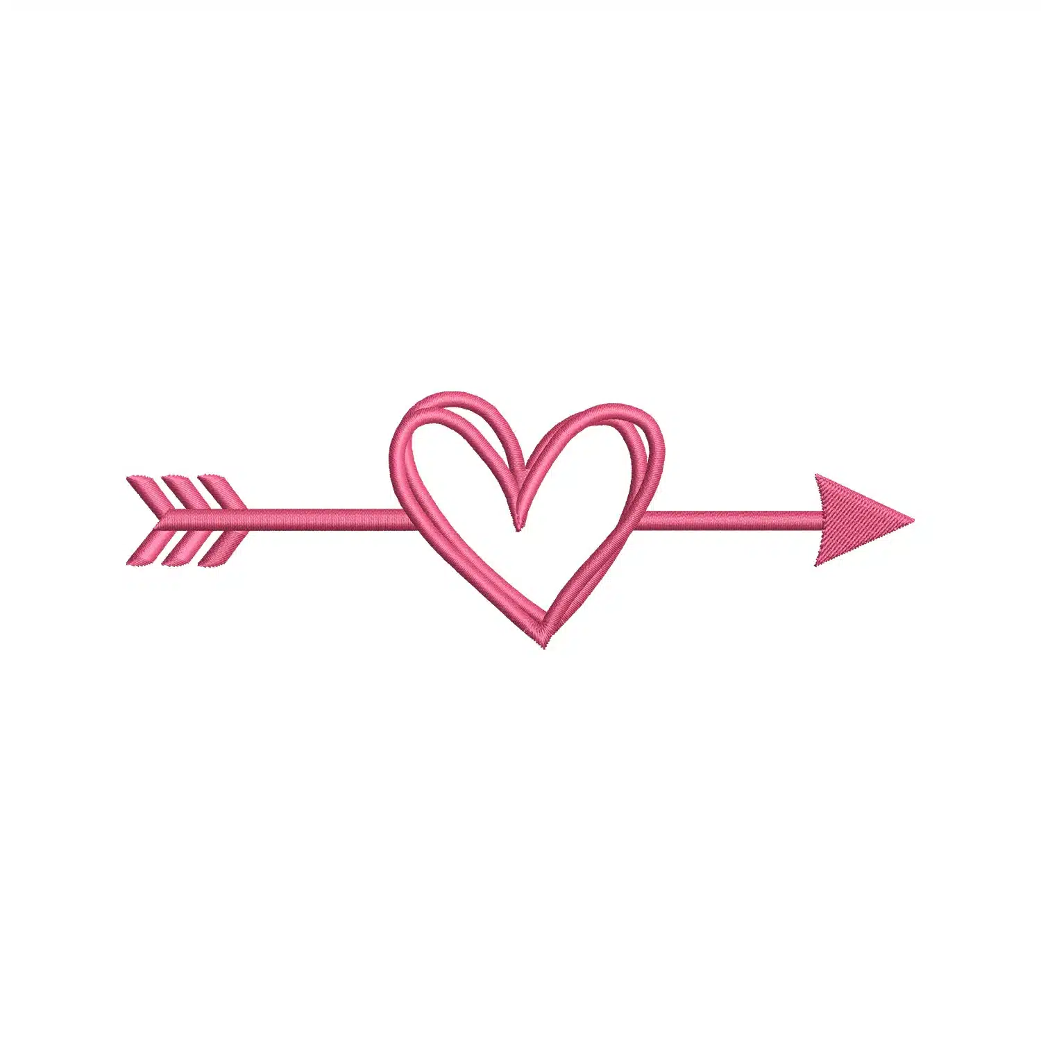 Heart Arrow Embroidery Design Heart Arrow Embroidery Design