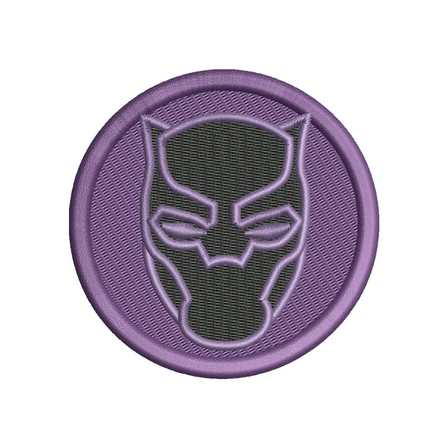Black Panther Logo Embroidery Design