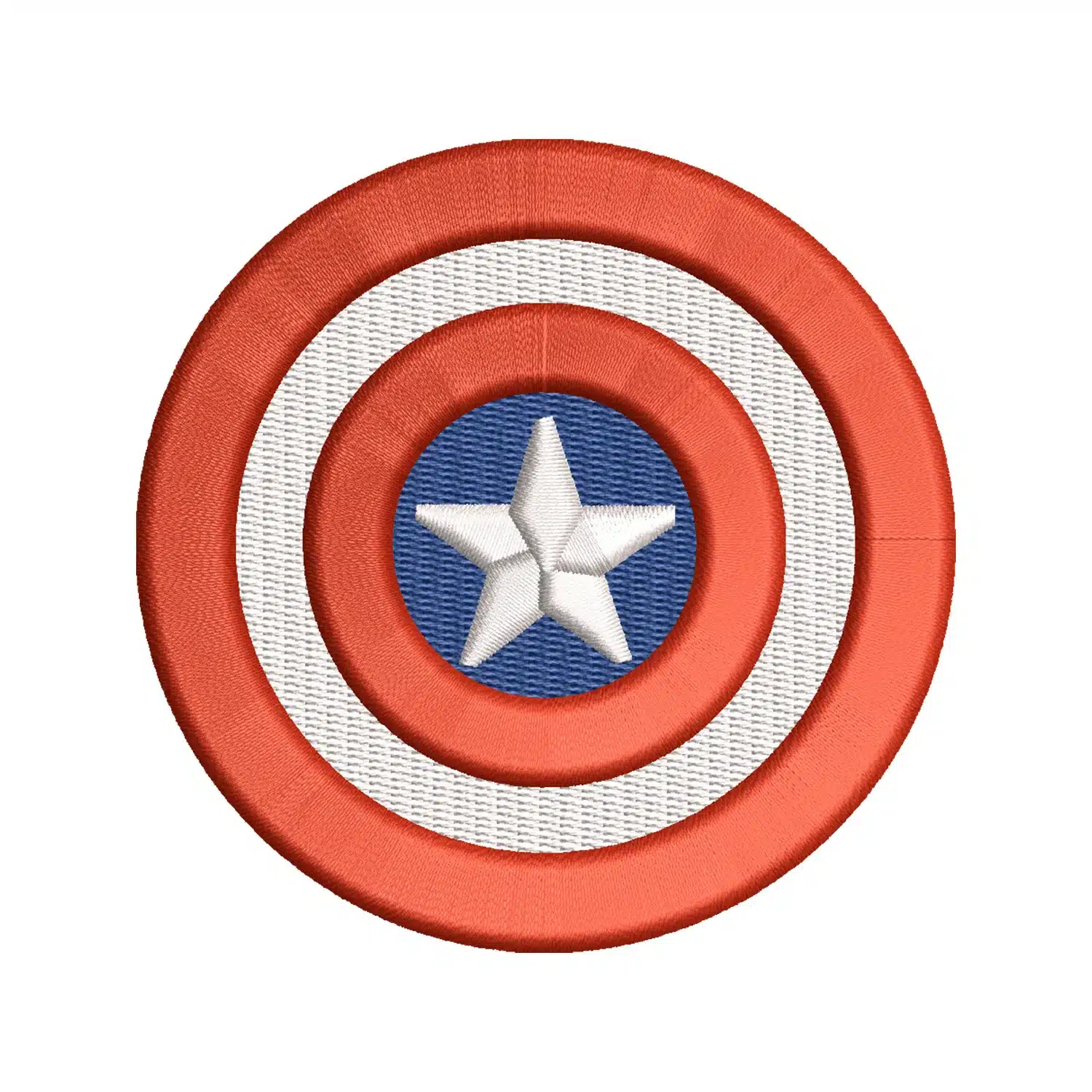 Captain America Logo Embroidery Design