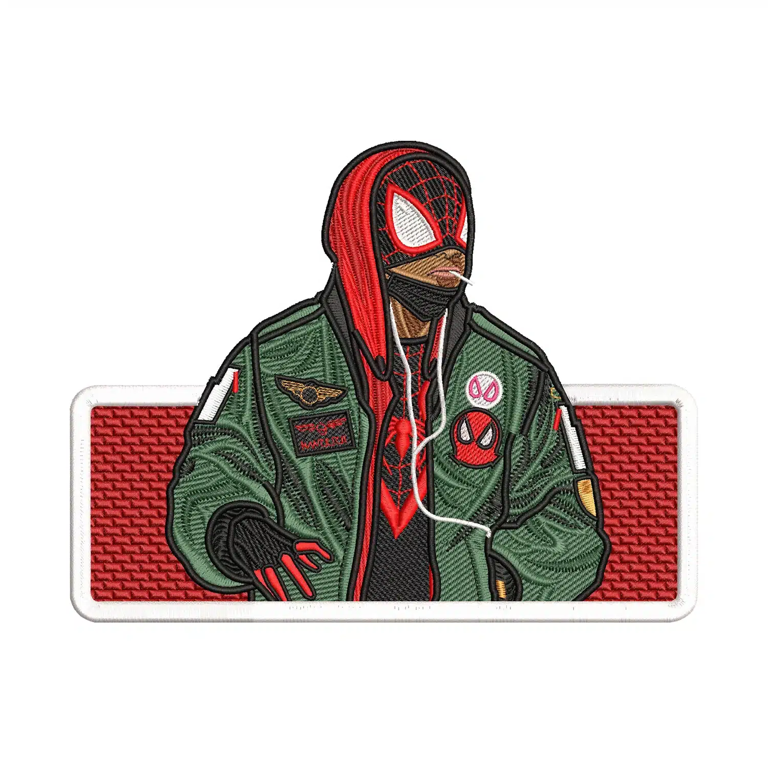 Spiderman Lolipop Embroidery Design