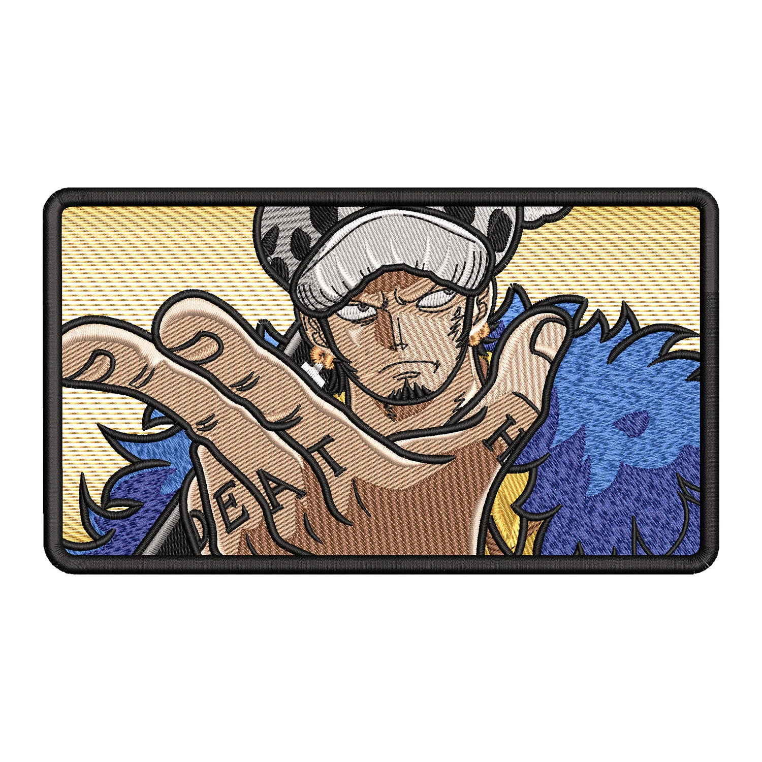 Trafalgar Law Embroidery Design