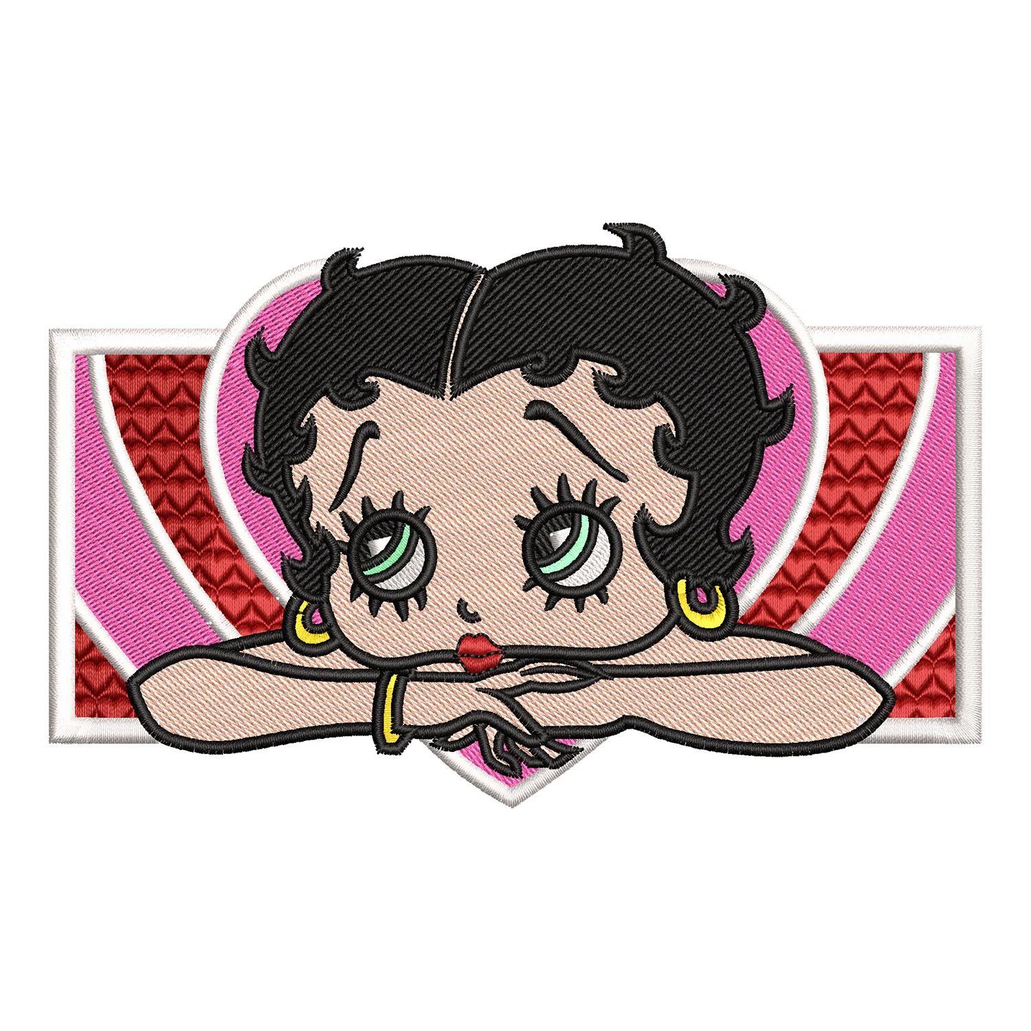 Betty Boop Embroidery Design