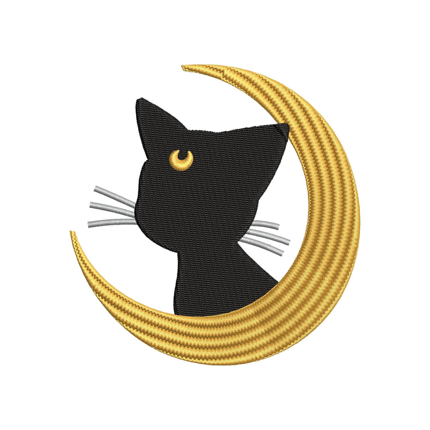 Sailor Moon Cat Embroidery Design