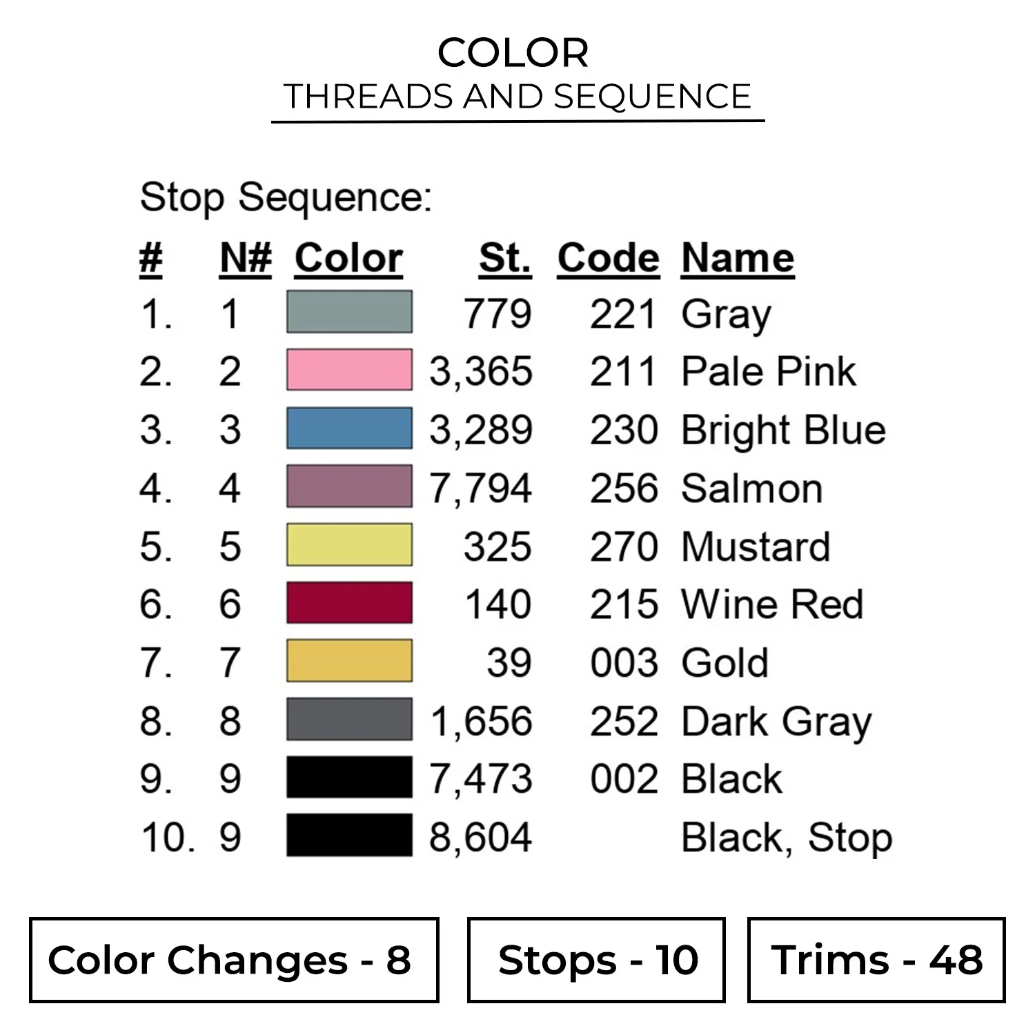 Follow your Dreams Embroidery Design - Animal Embroidery Design 2 Color AML34