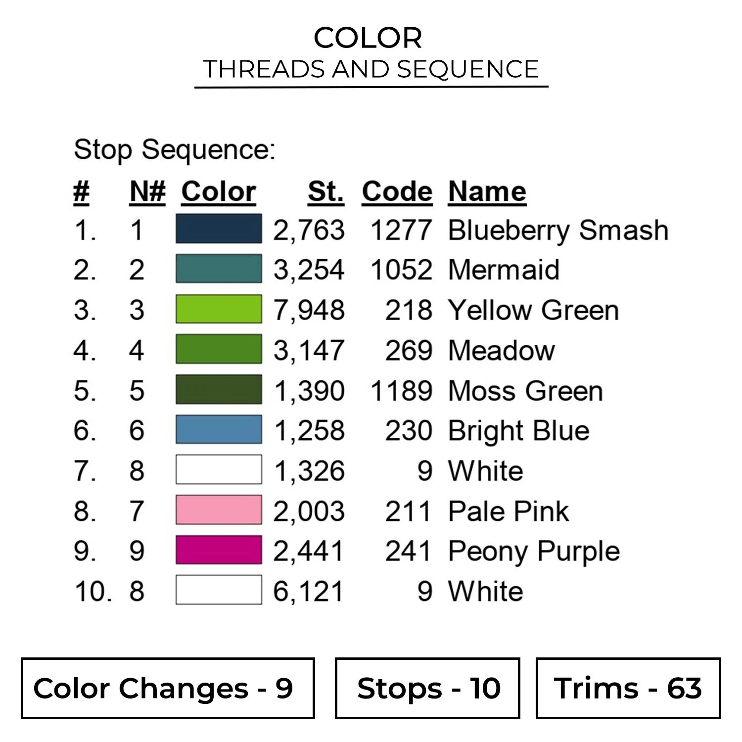 Peacock Heart Embroidery Design - Bird Embroidery Design 2 Color BRD08