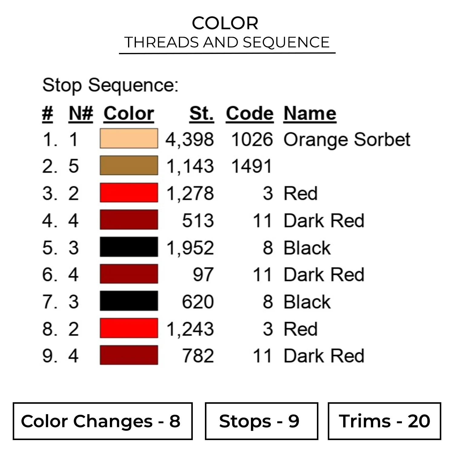 Cute Cat Hearts Embroidery Design - Cat Embroidery Design 2 Color CAT19