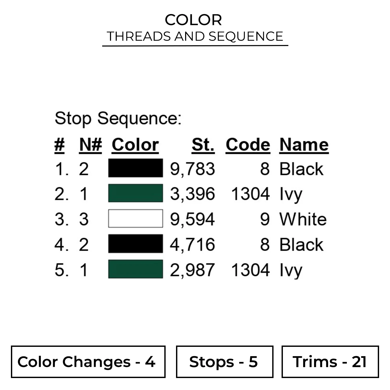 Lucky Me Embroidery Design 2 Color CRT70