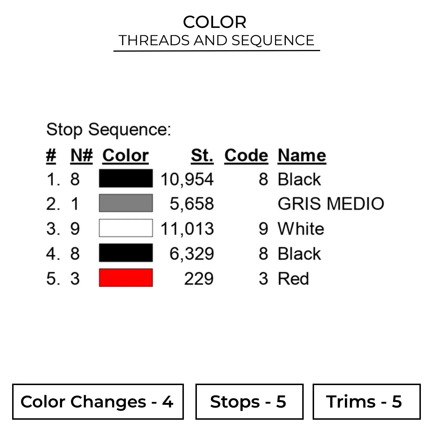 Black Palm Syndicate Embroidery Design 2 Color CRT75