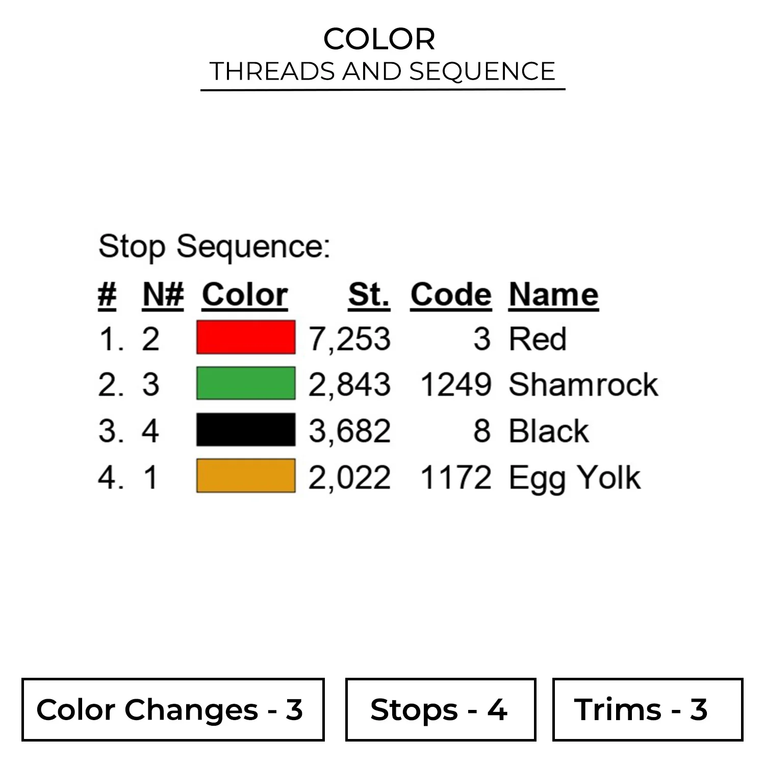 Kaboom Embroidery Design 2 Color EMG51