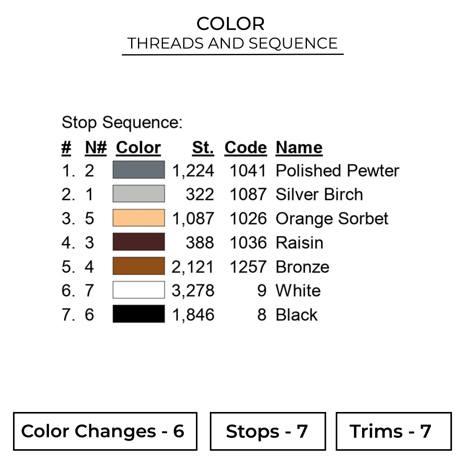 Mini Bandit Embroidery Design 2 Color EMG58