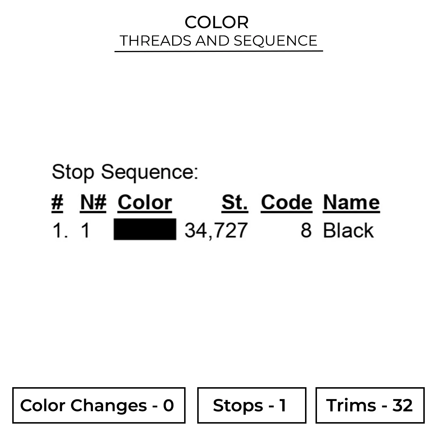 Skull Hairstyle Embroidery Design 2 Color HLW37