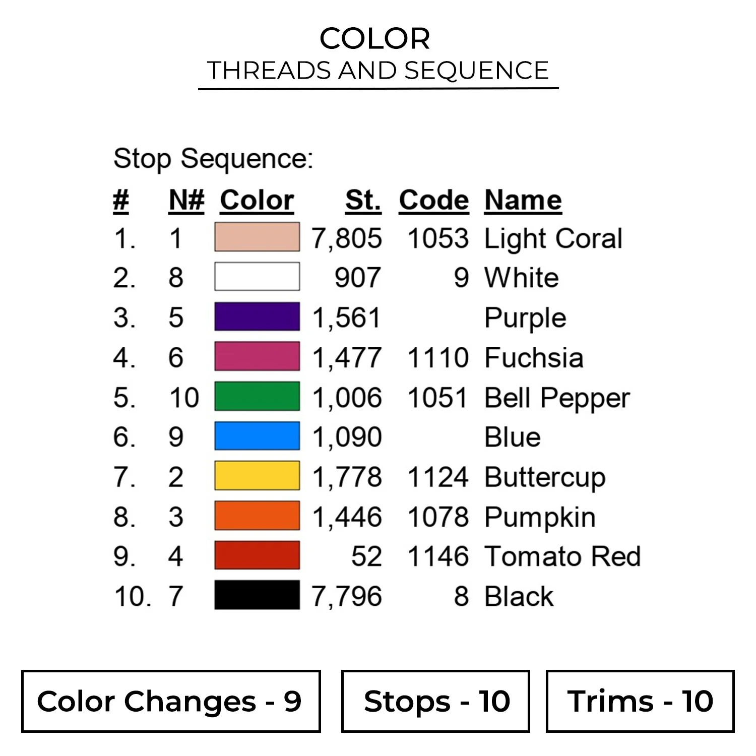 Sugar Skull Embroidery Design 2 Color HLW49