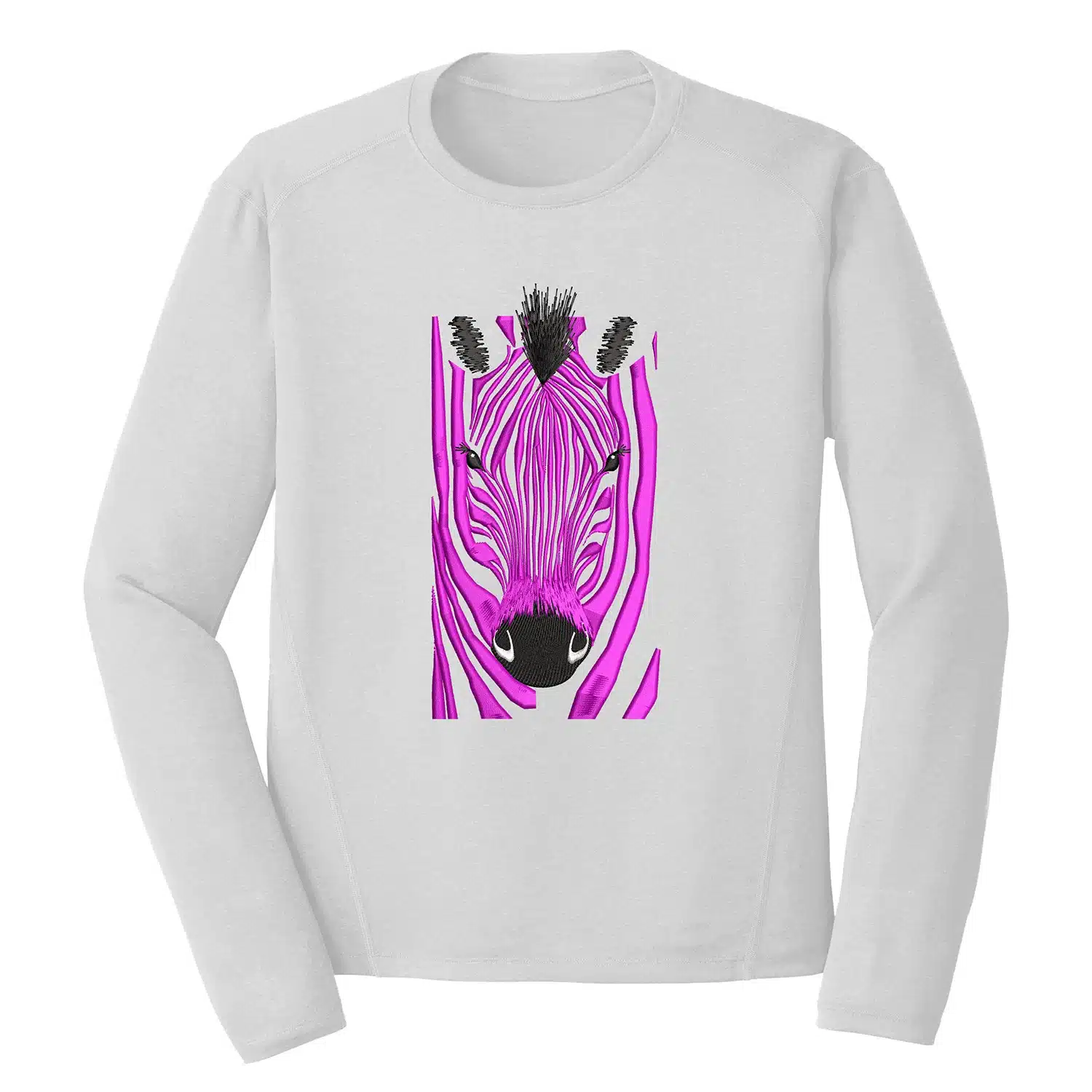 Pink Zebra Embroidery Design - Zebra Embroidery Design 1 Mockup AML27