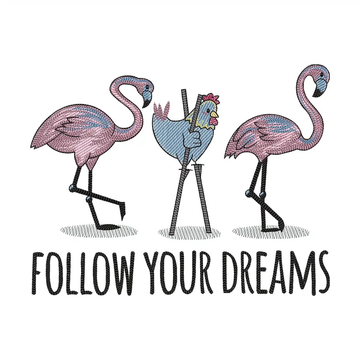 Follow your Dreams Embroidery Design Follow your Dreams Embroidery Design