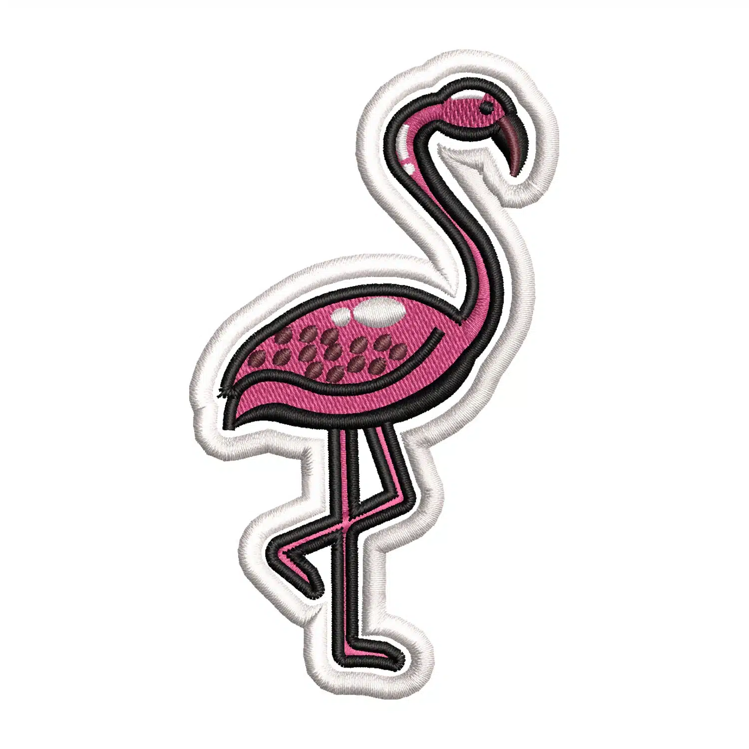 Flamingo Embroidery Design Flamingo Embroidery Design