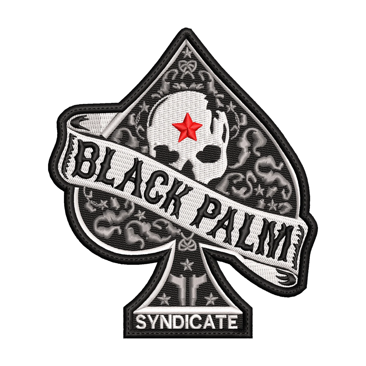 Black Palm Syndicate Embroidery Design