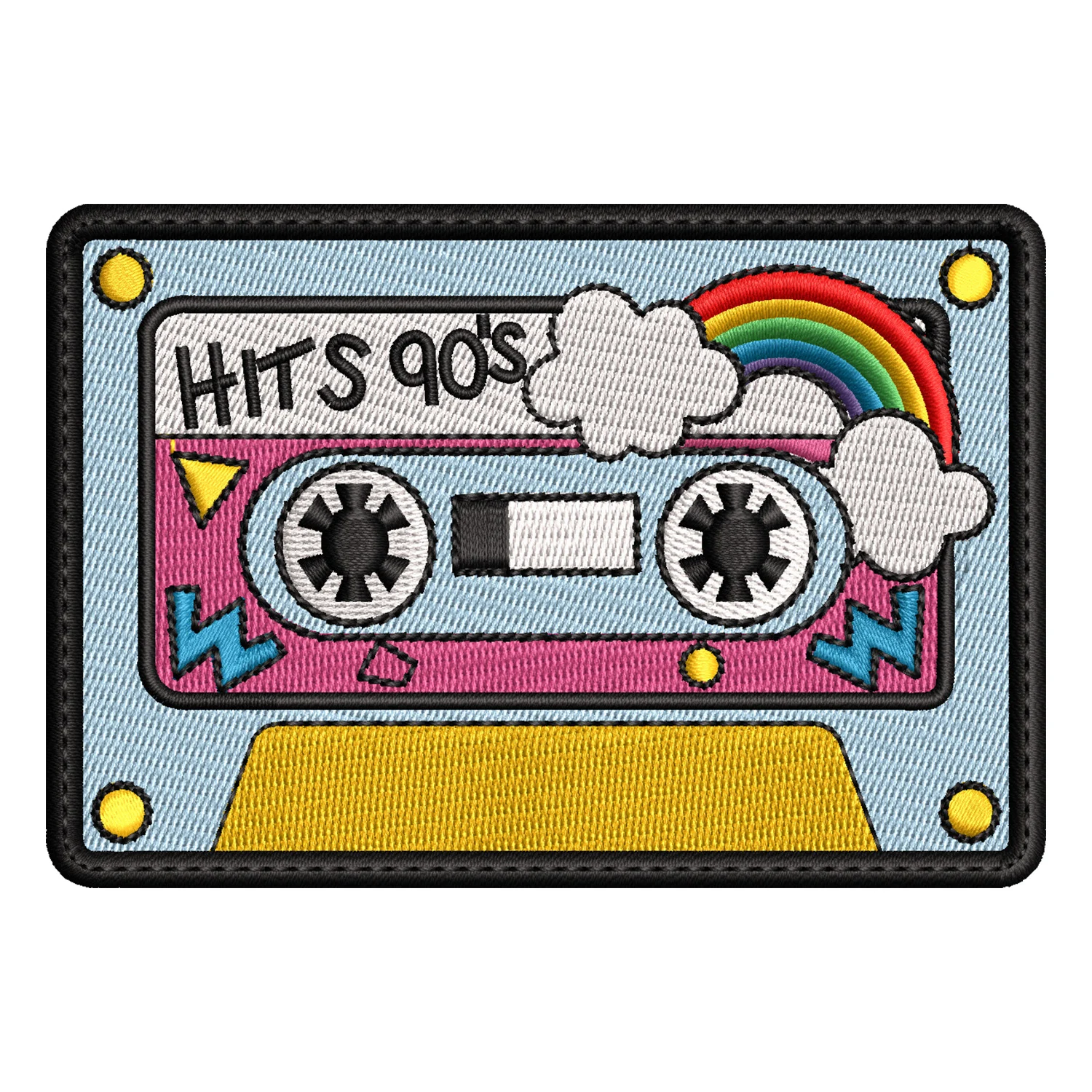 90s Hit Cassette Tape Embroidery Design
