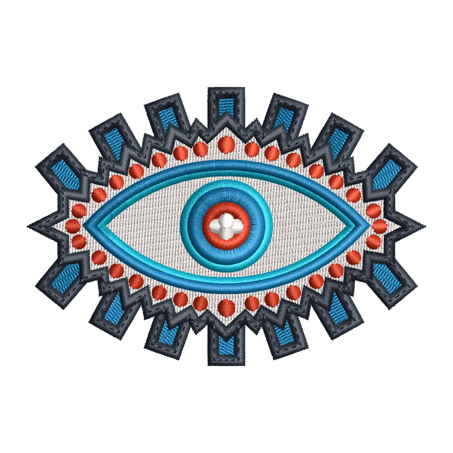 Eye Embroidery Design