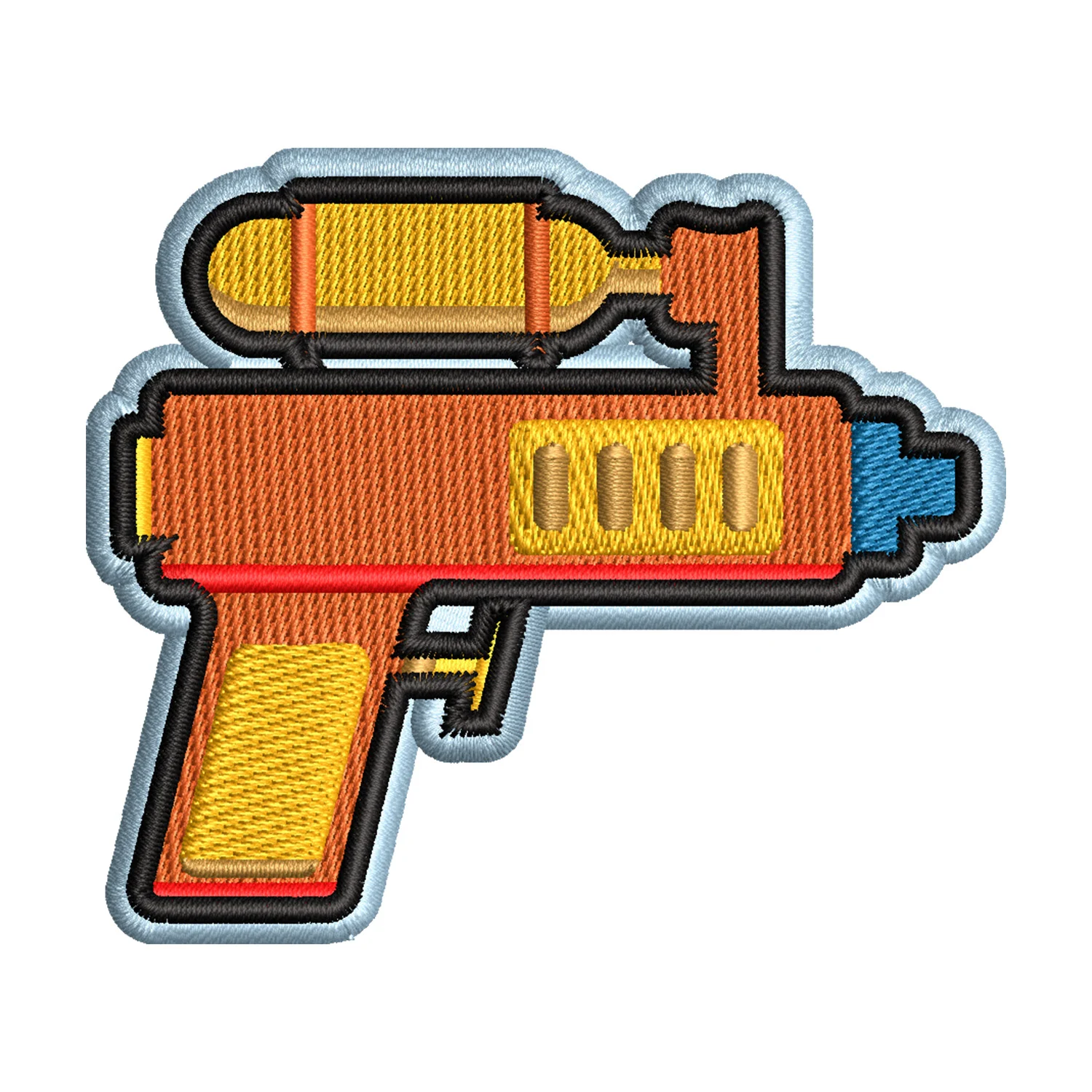 Water Gun Embroidery Design