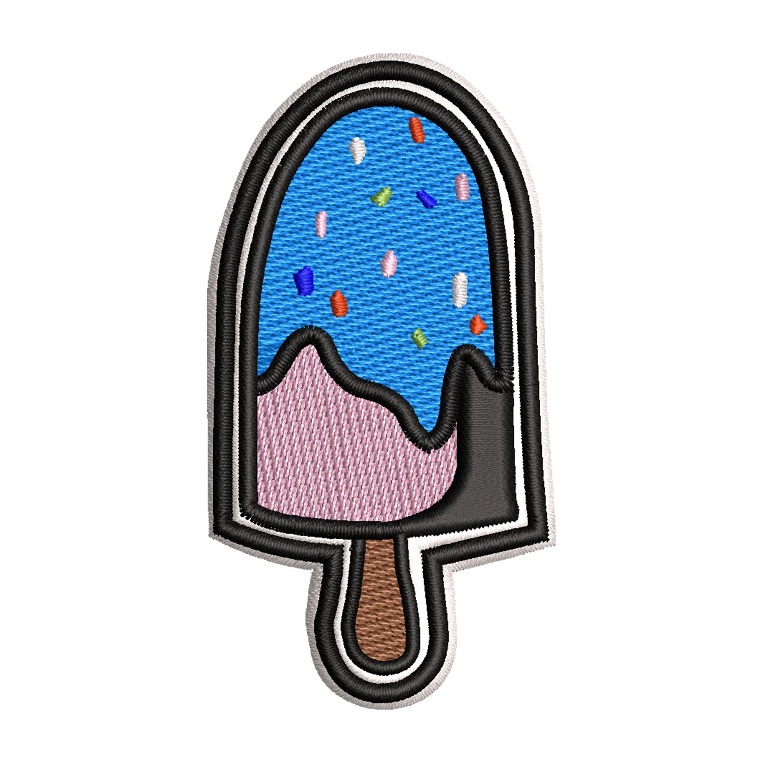 Ice cream Bar Embroidery Design