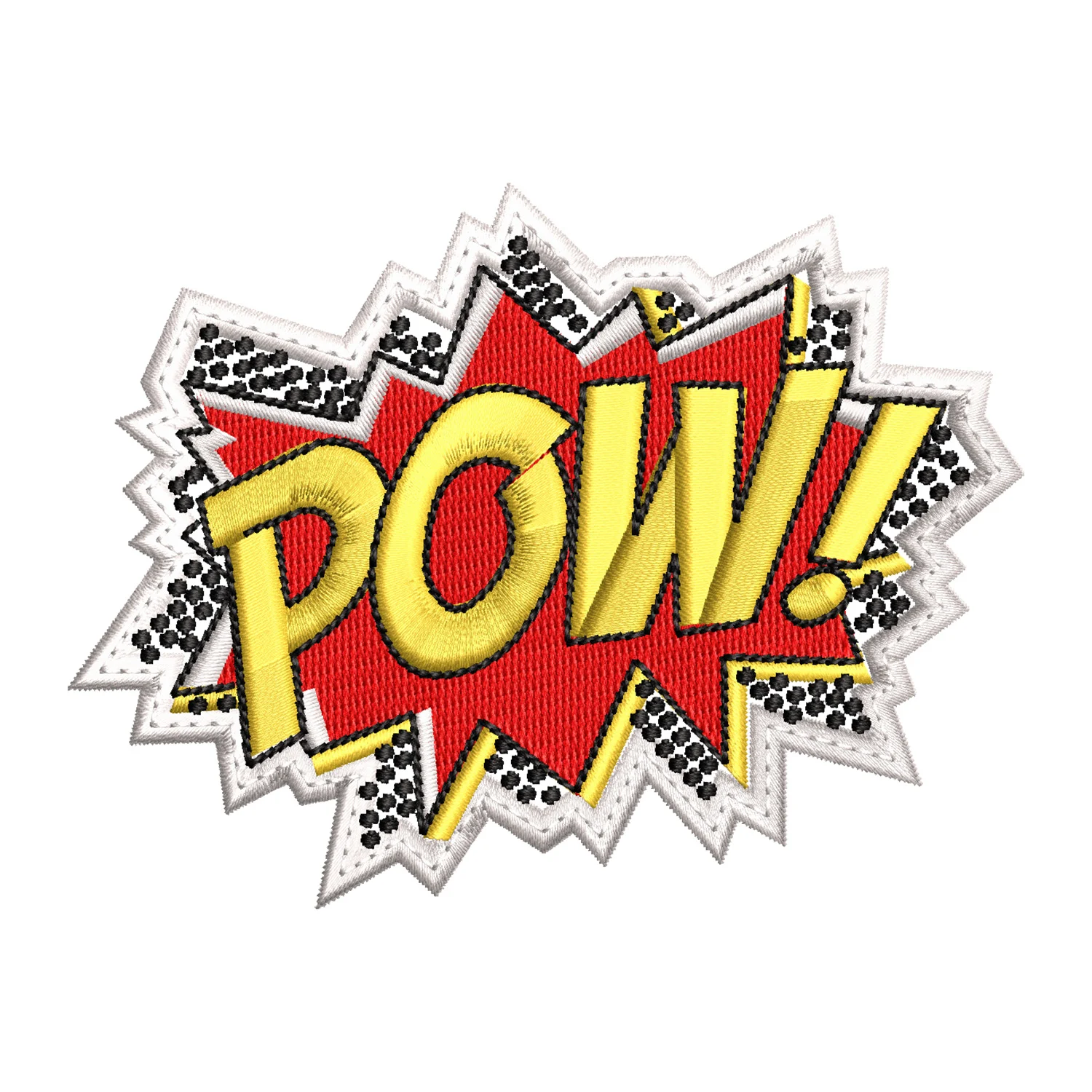 POW Embroidery Design