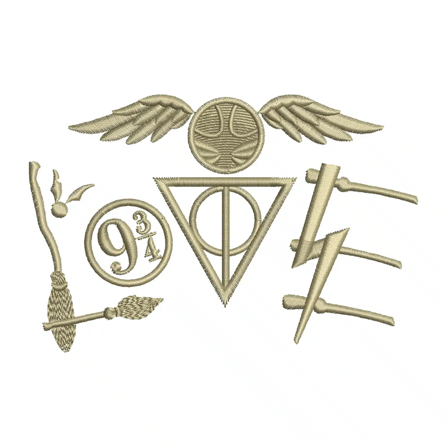 Harry Potter Signs Embroidery Design