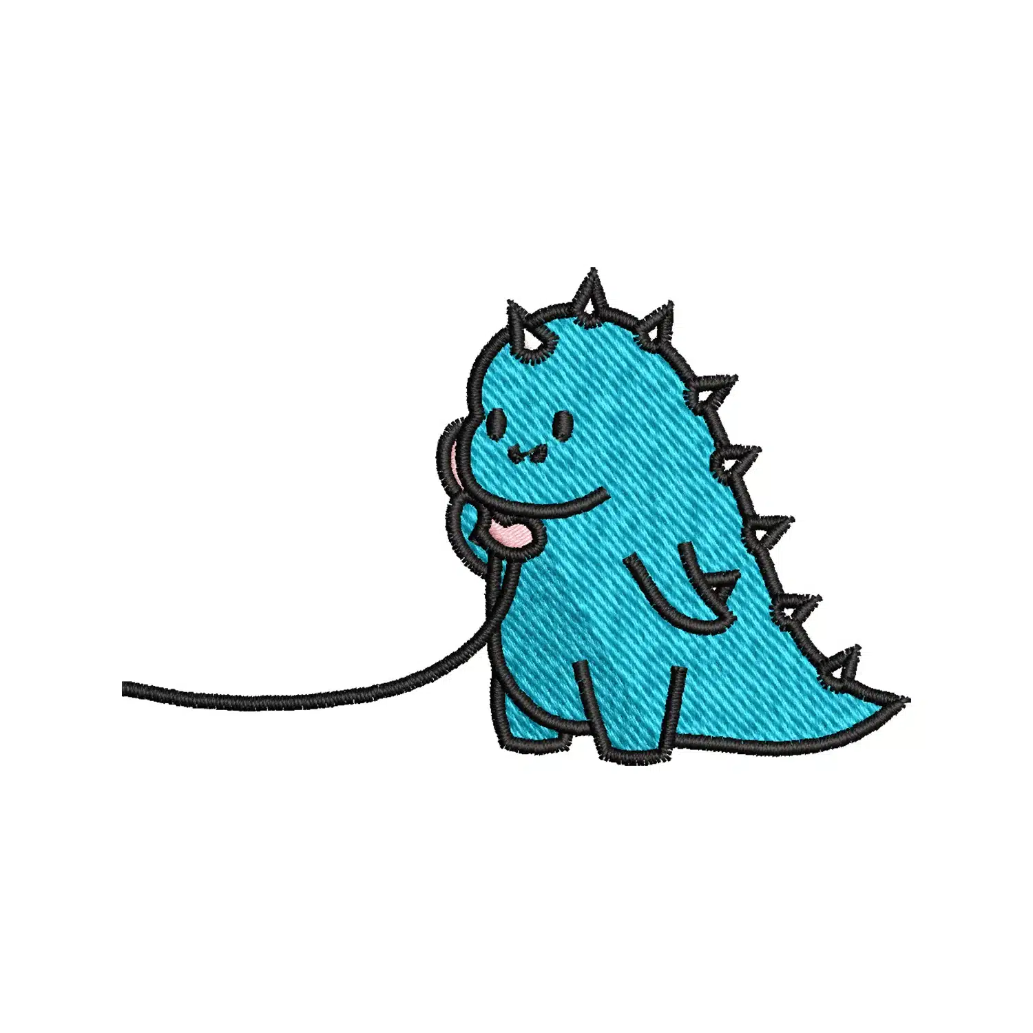 Dinosaur on Call Embroidery Design